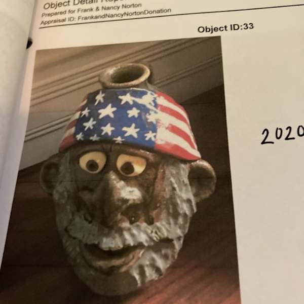 Face Jug by Hewell, Image 1.