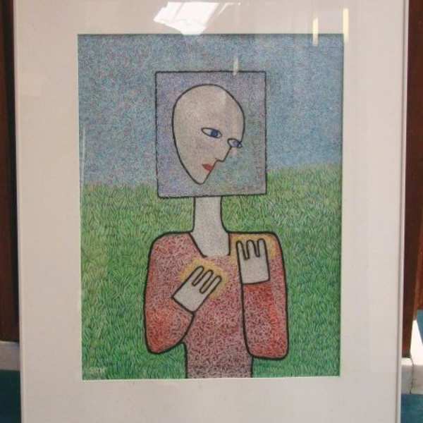 Figure with Hands by Sarah Hatch, Image 1.