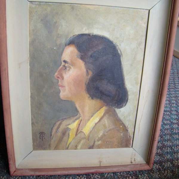 Untitled (Portrait of a Lady) by Francis Thayer, Image 1.