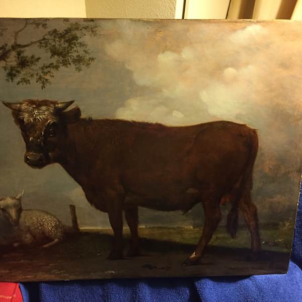 Landscape with Cows by Paulus Potter, Image 1.