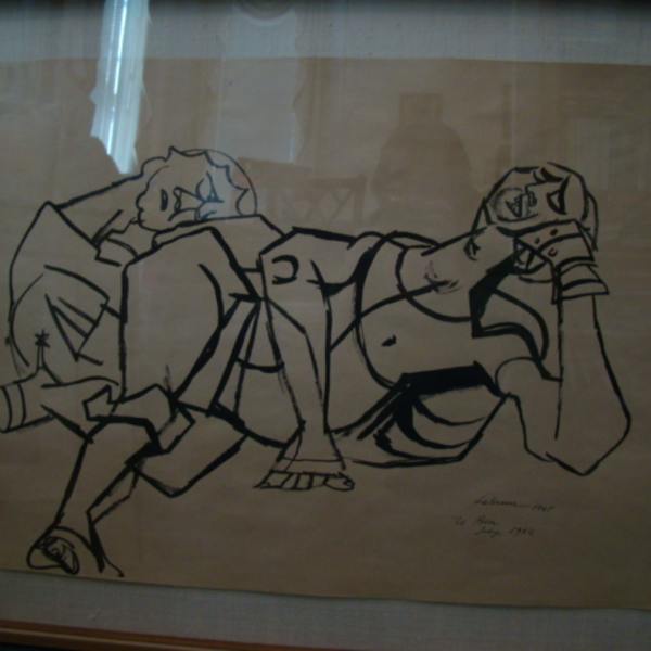 Reclining Figures by Rico LeBrun, Image 1.