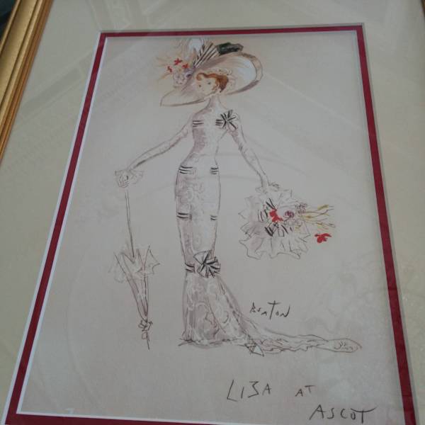 Costume Design for Audrey Hepburn as 'Eliza Doolitte', My Fair Lady by Cecil Beaton, Image 1.