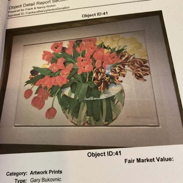Untitled (Floral still life) by Gary Bukovnic, Image 1.