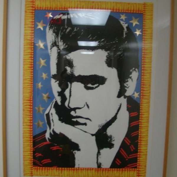 The Offical Elvis Prayer Rug and Instruction by Joni Mabe, Image 1.