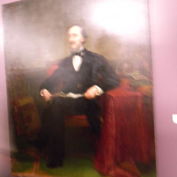 Portrait of Mr. Everett:President of Harvard University, 1870 by Thomas Hicks, Image 1.