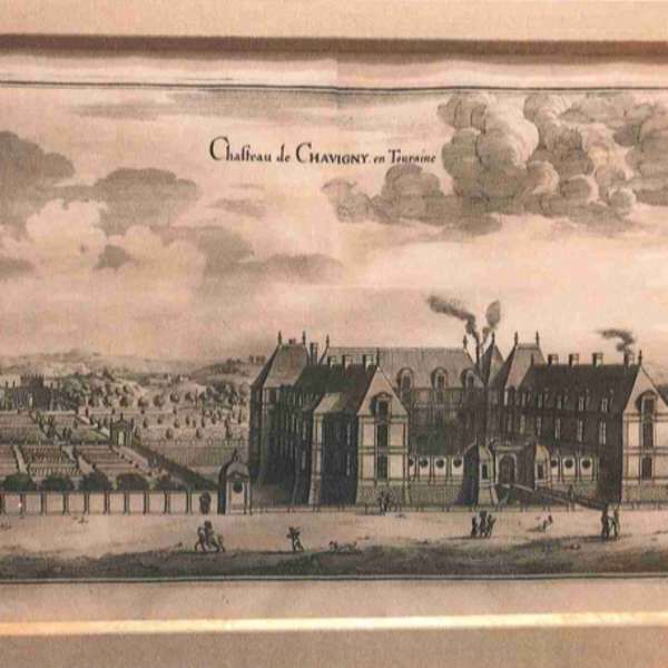 Chalteau de Chavigny en Touraine by Matthaeus Merian, Image 1.