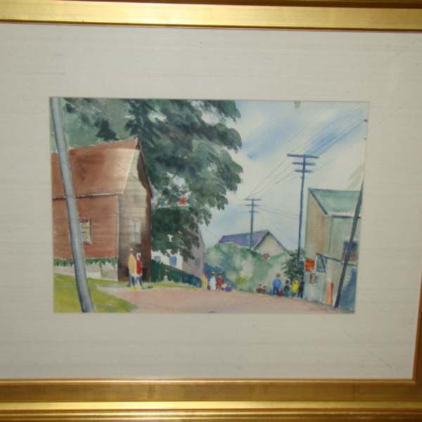 Village Street by Jonas Lie, Image 1.