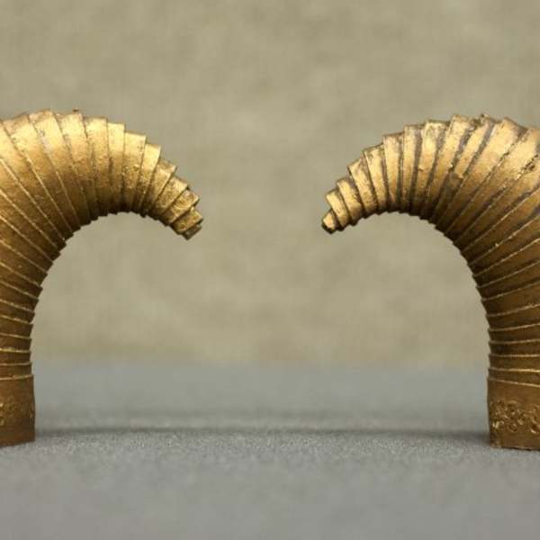 Two Horns (91) by Alfred Leslie, Image 1.