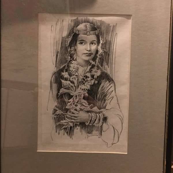 Meitenes Portrets (The Portrait of a Girl) by Viestarts Aistars, Image 1.