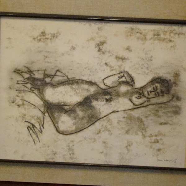 Reclining Female Nude
Valentino and Unidentified Woman, 8/1975 by Jan Hoowin, Image 1.