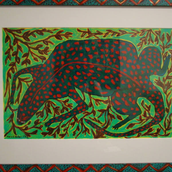 Lizard on Branches by Sara Rakes, Image 1.