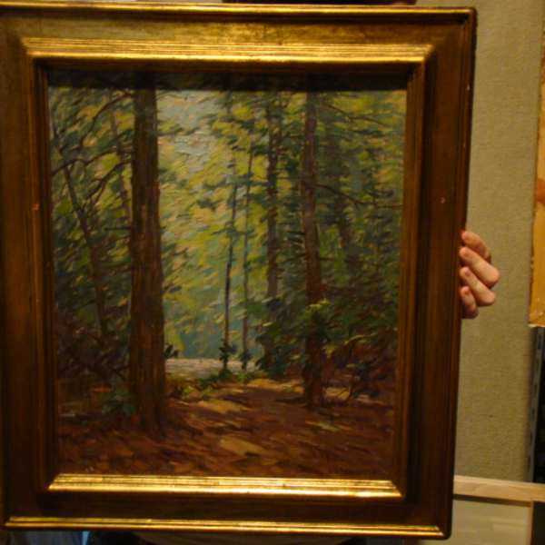 A trout stream by John Weygandt, Image 1.