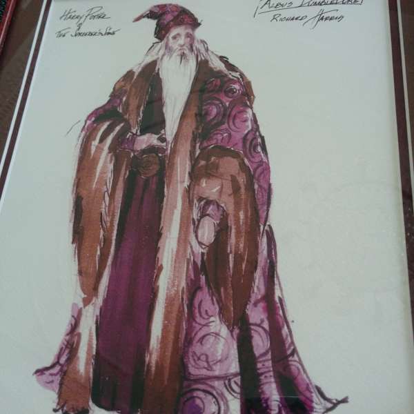 Costume Design for Richard Harris as ' Professor Albus Dumbledore', Harry Potter and the Sorcerer... by Judiana Makovsky, Image 1.