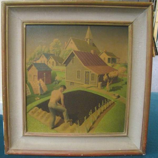 Spring Town by Grant Wood, Image 1.