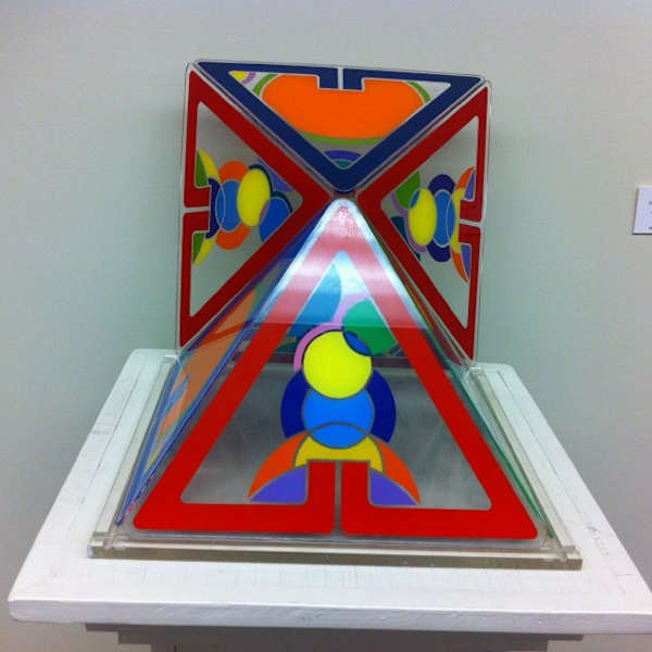 Untitled (Lexan Pyramids) by Jill Levine, Image 1.