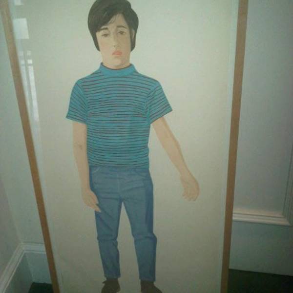 Boy with Striped Shirt by Alex Katz, Image 1.
