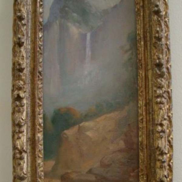Bridal Veil Falls, Yosemite by Thomas Hill, Image 1.
