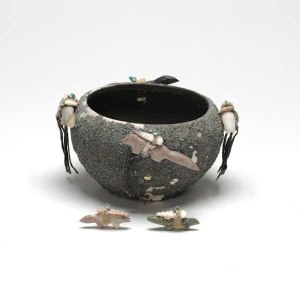 Edna Leki (1924 - 2003)  Fetish Pot by Edna Leki, Image 3.