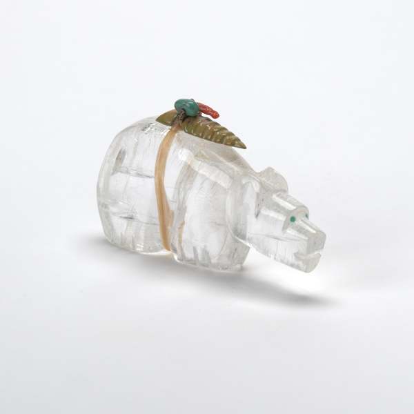 Debra Gasper: Bear with offering bundle, Rutilated Quartz by Debra Gasper, Image 4.