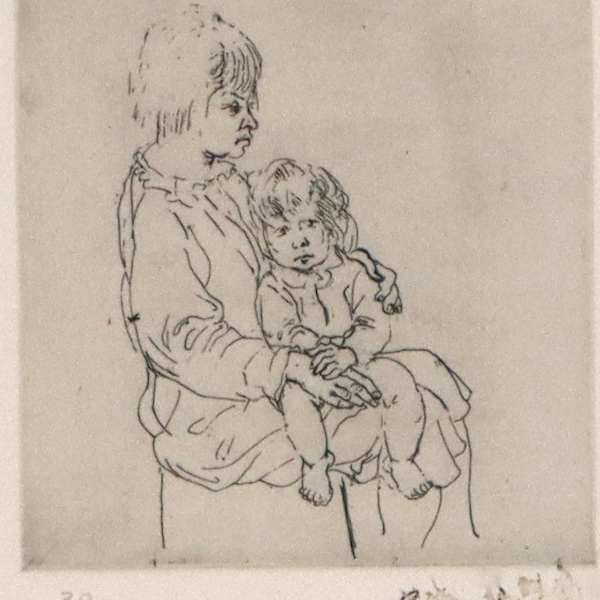Mother and Child by Russell Drysdale, Image 1.