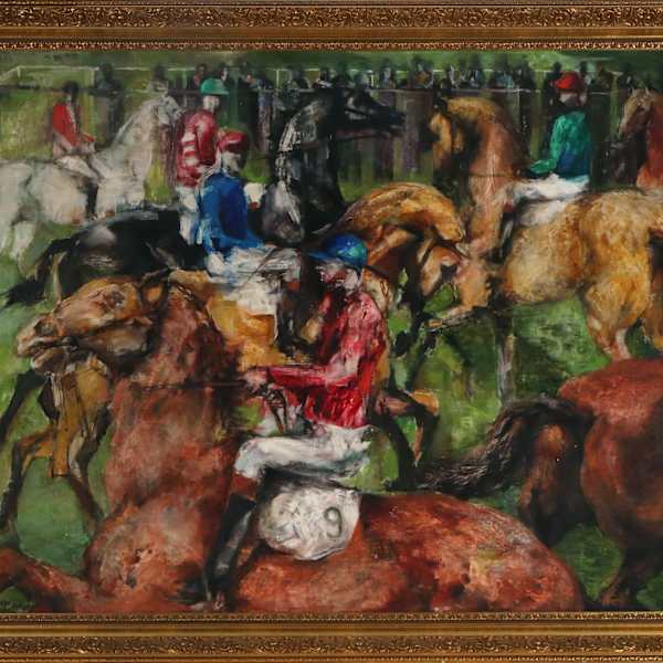 Race course scene by Bettina McMahon, Image 1.