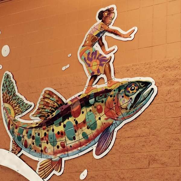 Somewhere Down the Lazy River (Permanent Public Art) by Mario Miguel Echevarria, Image 1.