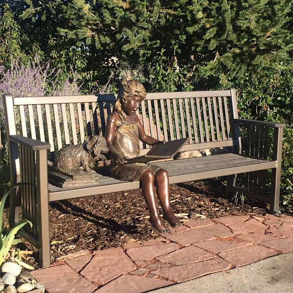 Puppy Dog Tales (Permanent Public Art) by Bobbie Carlyle, Image 1.