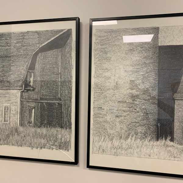 Value Study for Daniel's Barn by Susan Nelson, Image 1.