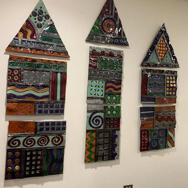 Ceramic Houses by Mike Ricks, Image 1.