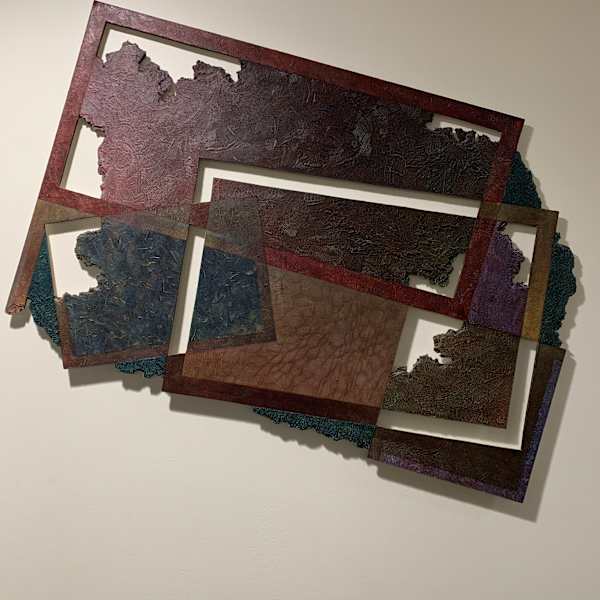 Masonite Wall Sculpture by Scott Graves, Image 1.