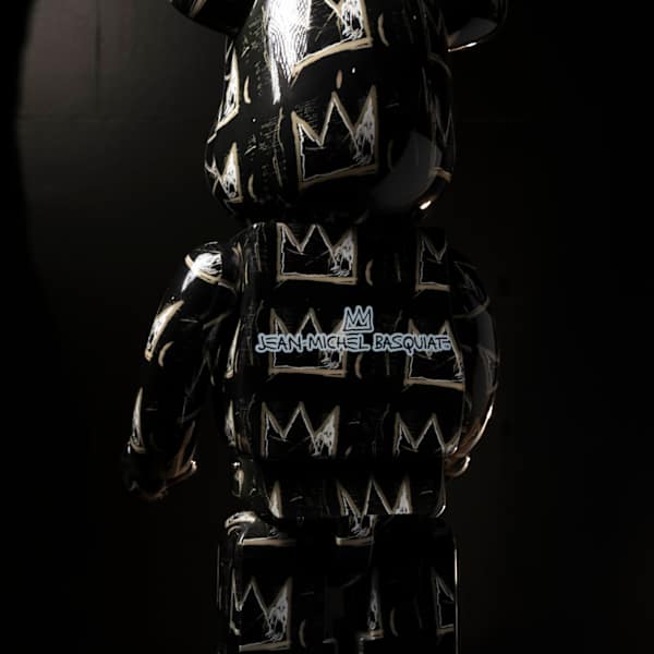 BEARBRICK JEAN- MICHEL BASQUIAT #8 1000% by Jean-Michel Basquiat, Medicom Toy, Image 2.