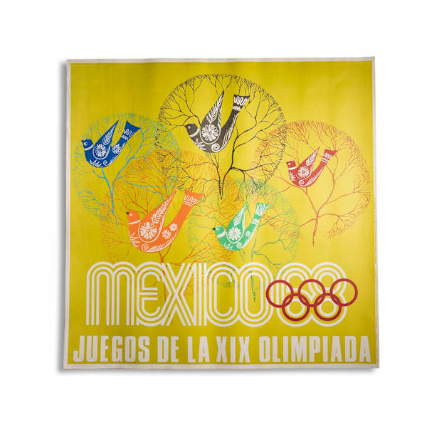 Cartel promocional de la XIX Olimpiada (Pájaros) by Manuel Buerba, Manuel Villazón, Image 2.