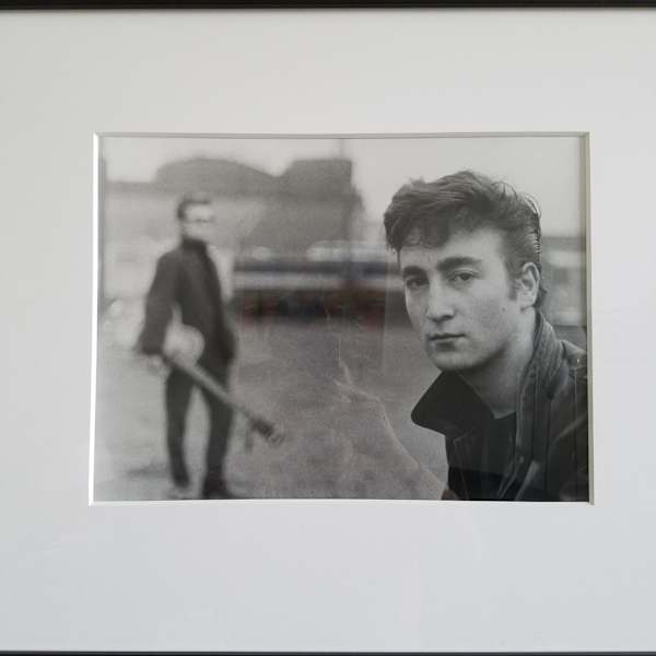 Hamburg Photo - Astrid Kirchherr print signed/numbered by John Lennon, Image 1.