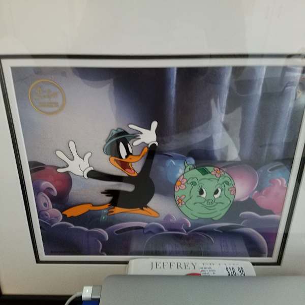 The Great Piggy Bank Robbery - Bob Clampett ltd. ed. cel by Warner Bros. Animation, Image 1.