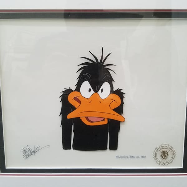 Daffy Duck cel by Fritz Freleng, Image 1.