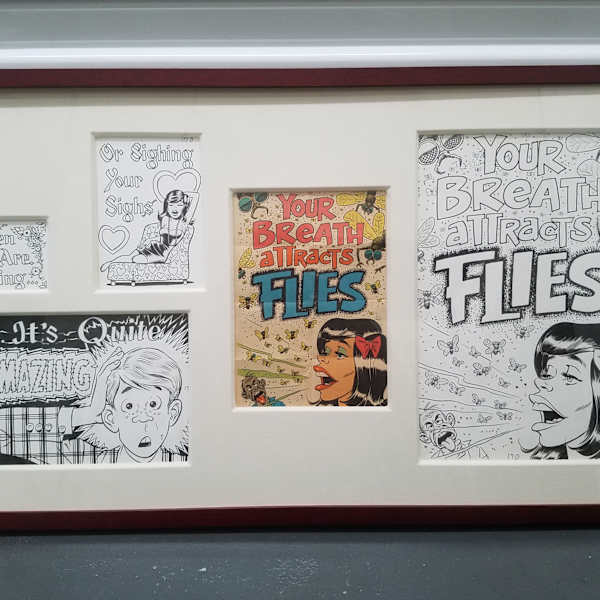 Topps Nasty Notes - original art by Wally Wood, Image 1.