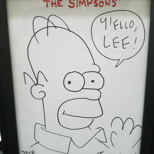 Homer Simpson sketch (2006) by Matt Groening, Image 1.