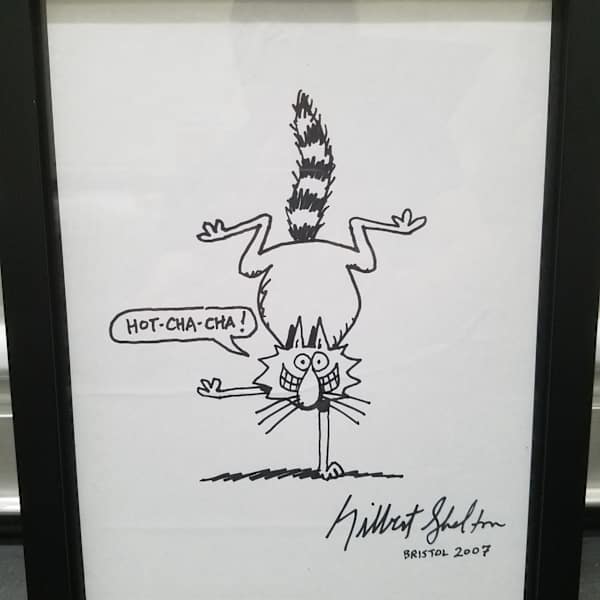 Fat Freddie's Cat - sketch by Gilbert Shelton, Image 1.