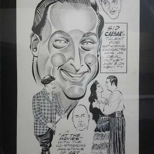 Sid Caesar by Murray Olderman, Image 1.