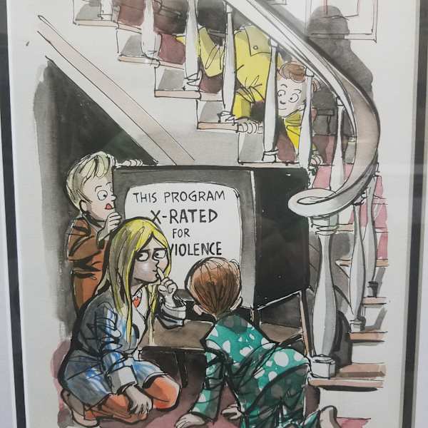 TV Guide illustration by Bill Mauldin, Image 1.