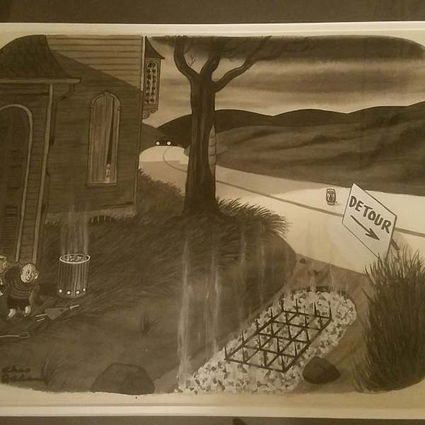 New Yorker cartoon by Charles Addams, Image 1.