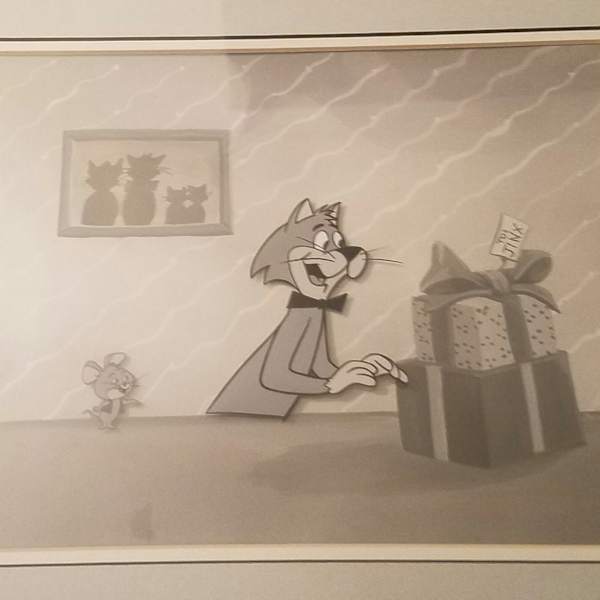 Dixie & Mr. Jinks commercial cel - Huckleberry Hound Show (1959) by Hanna Barbera Animation, Image 1.