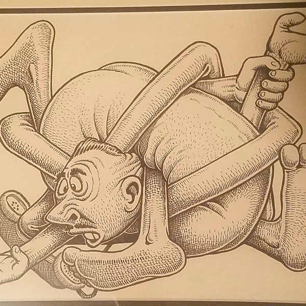 Tied Up at the Office by Basil Wolverton, Image 1.