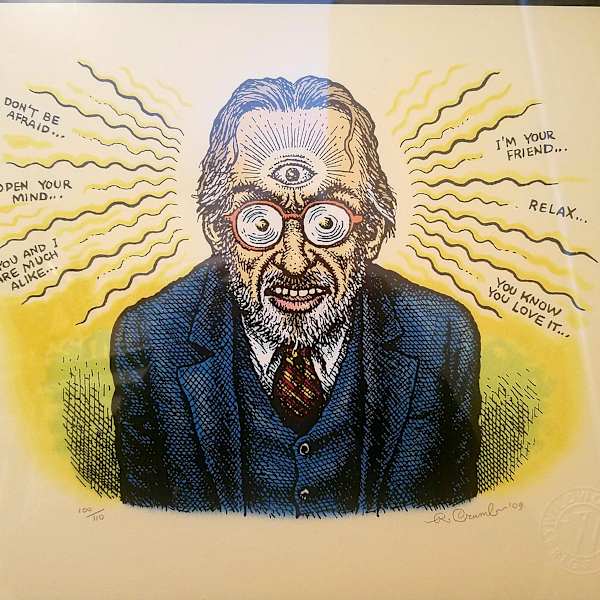 Third Eye - s&n litho by Robert Crumb, Image 1.