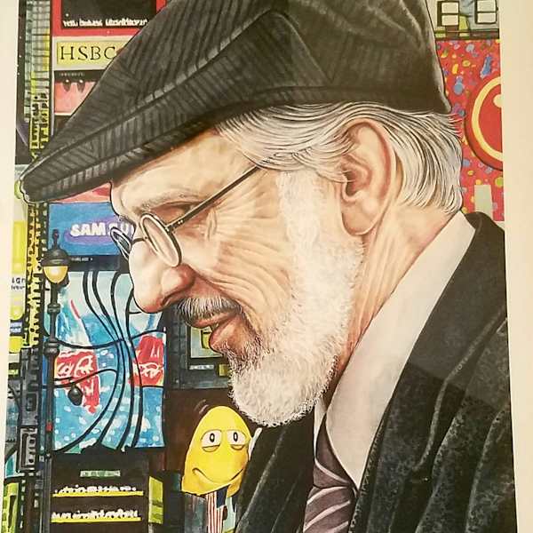 R. Crumb s&n litho by Drew Friedman, Image 1.