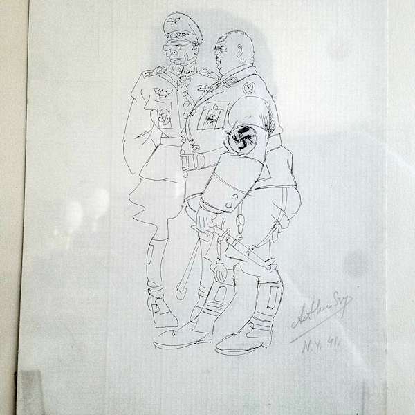 The German Generals of Delicate Health by Arthur  Szyk, Image 1.