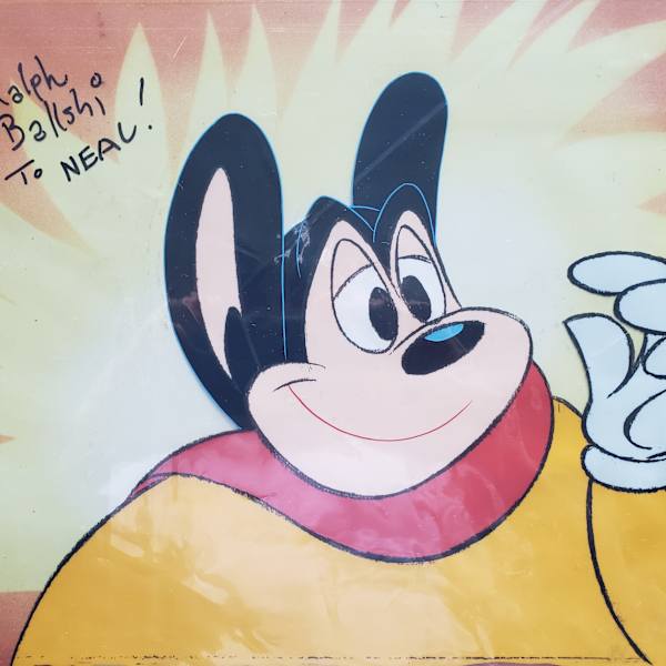 Mighty Mouse - Animation cell by Ralph  Bashi, Image 1.