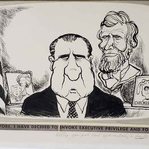 "Executive Privilege" by Oliphant, Image 1.