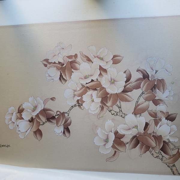 untitled flower painting - included in Little Abner lot by Unknown, Linda Lee, Image 1.