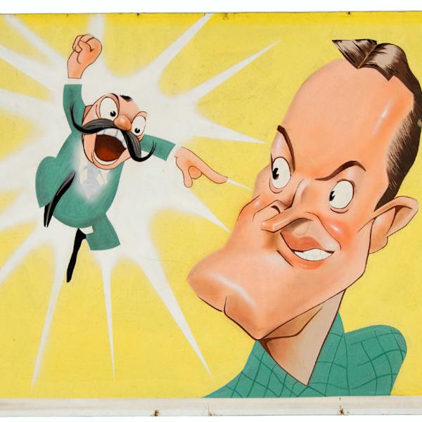 Jerry Colonna & Bob Hope - NBC Parade of Stars (1947) by Sam Berman, Image 1.